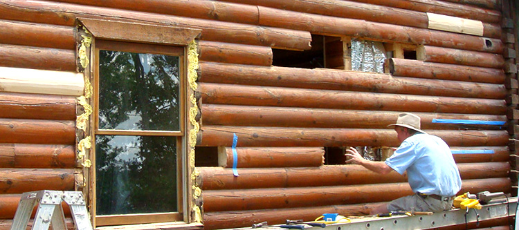 Log Home Repair Westmoreland County, Virginia