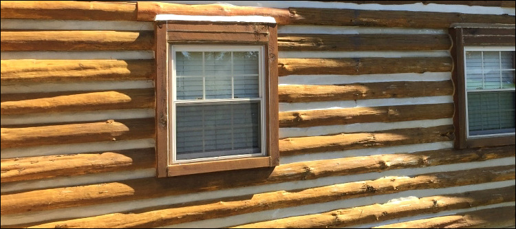 Log Home Whole Log Replacement  Hague, Virginia