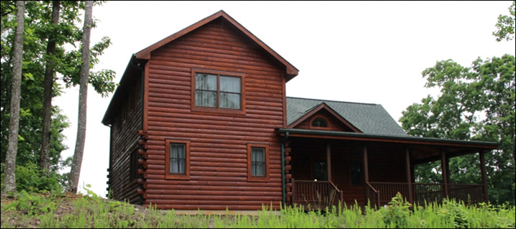 Professional Log Home Borate Application  Westmoreland County, Virginia